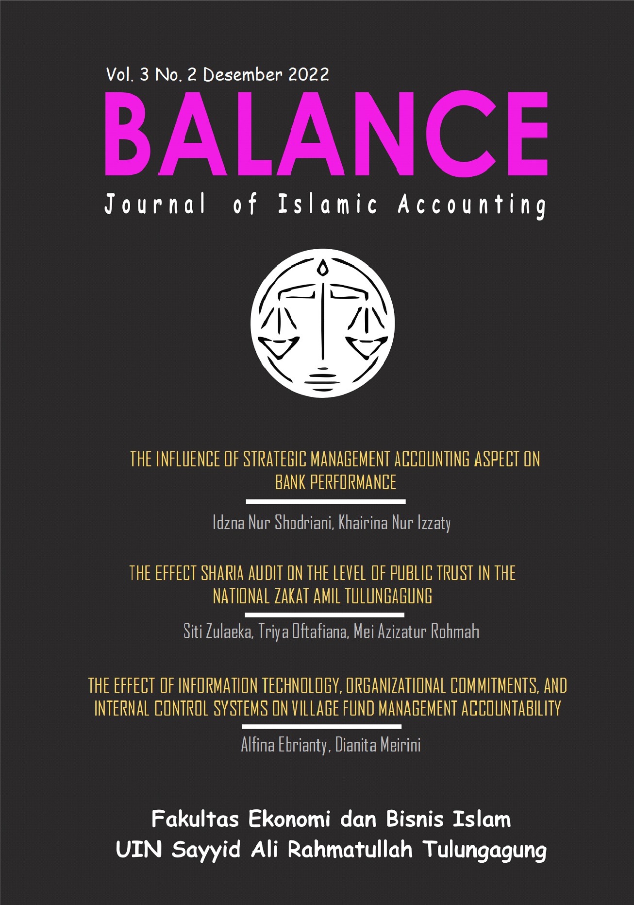 Balance: Journal of Islamic Accounting Berhasil Mendapatkan Akreditasi Sinta 4