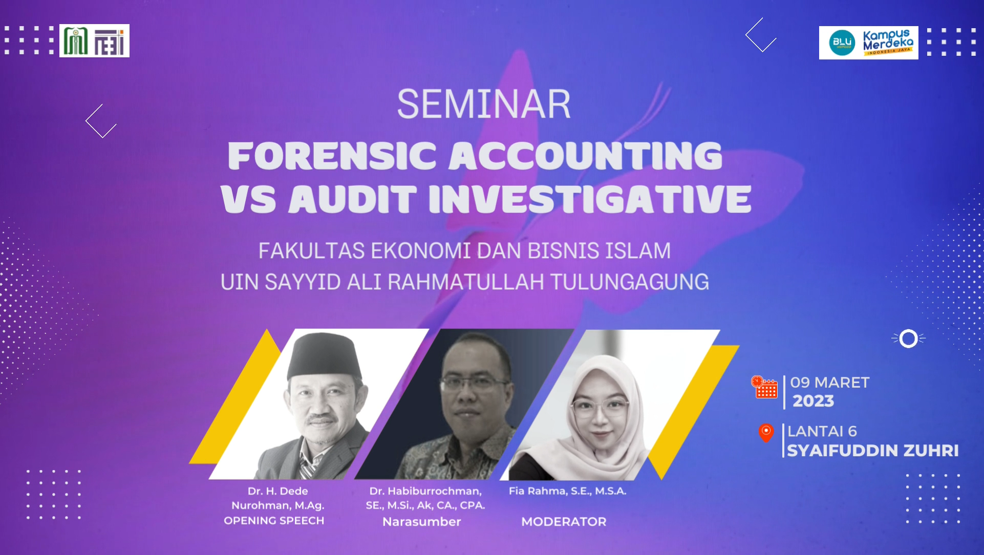 Optimalisasi Peran Akuntan di Era Disrupsi Digital Dibahas dalam Seminar di UIN Sayyid Ali Rahmatullah Tulungagung