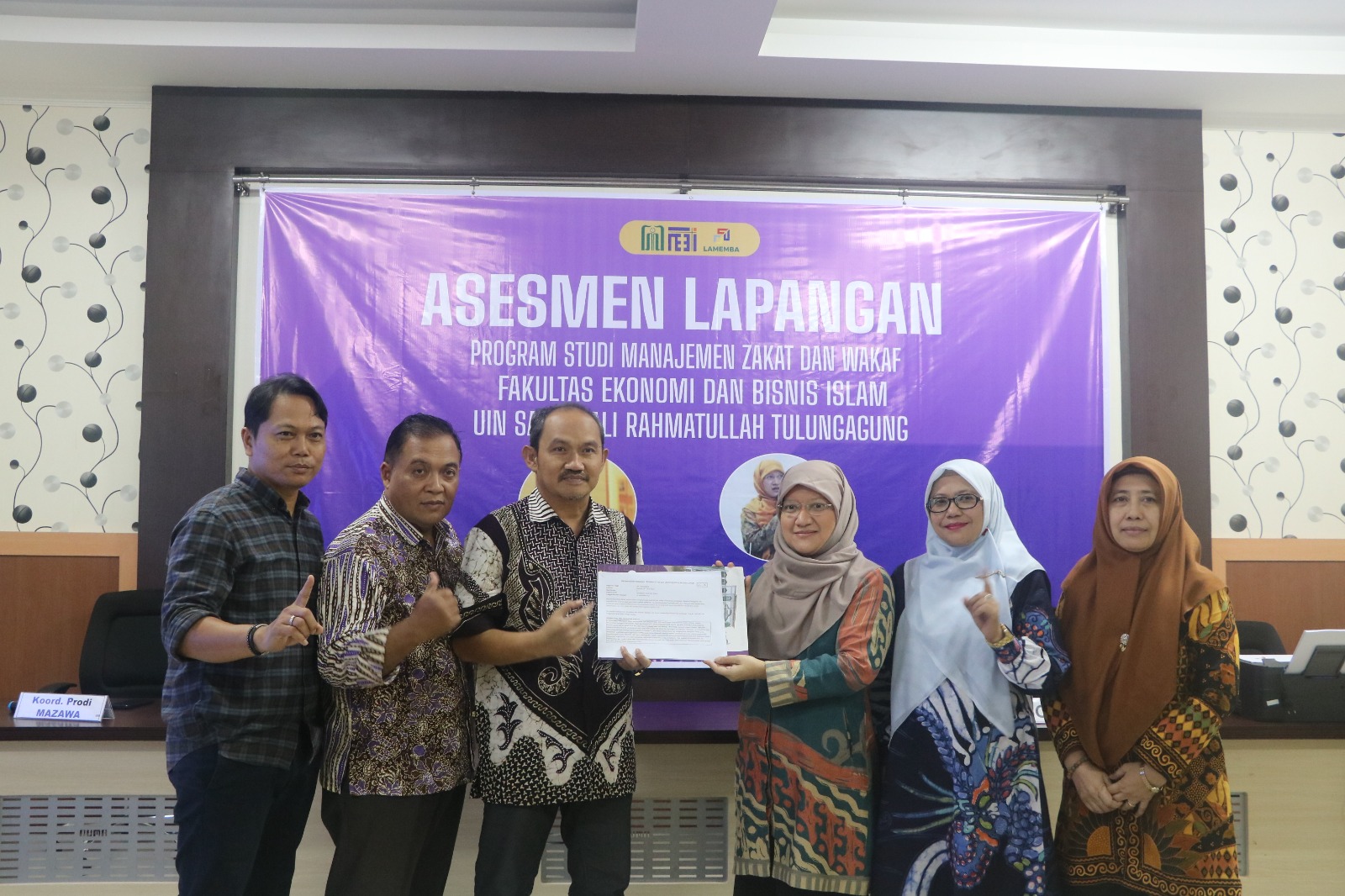 Asesor dari UIN Syarif Hidayatullah Jakarta dan Universitas Islam Bandung Melakukan Asesmen Lapangan di UIN Sayyid Ali Rahmatullah Tulungagung