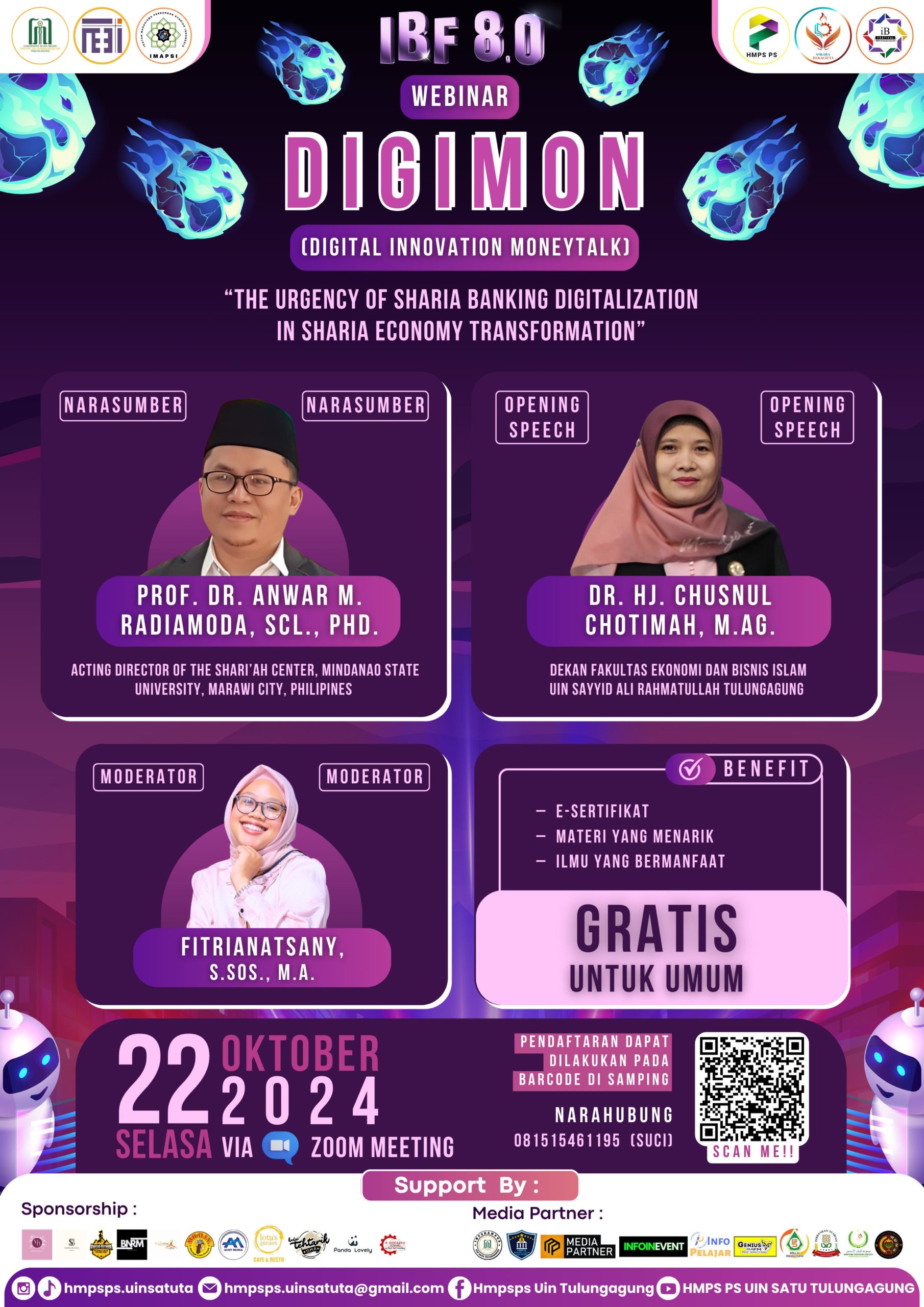 DIGIMON (Digital Innovation Moneytalk) Webinar  Highlights The Urgency of Sharia Banking Digitalization in Sharia Economic Transformation