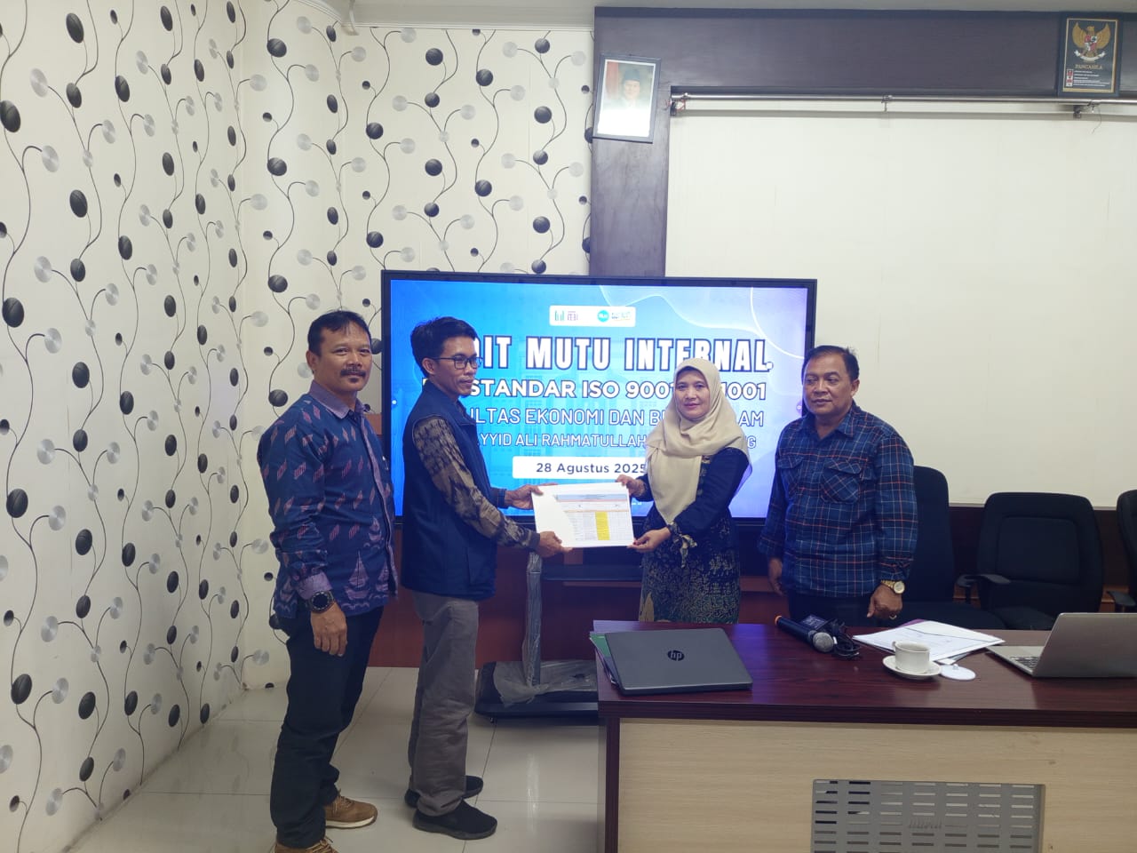 Audit Mutu Internal Fakultas Ekonomi dan Bisnis Islam UIN Sayyid Ali Rahmatullah Tulungagung Sukses Digelar