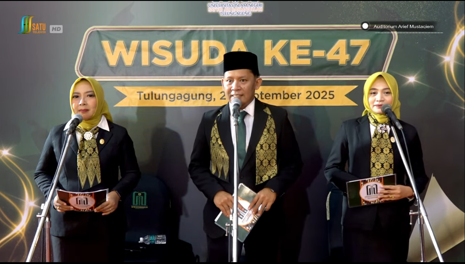 312 Lulusan FEBI Warnai Wisuda ke-47 UIN Sayyid Ali Rahmatullah Tulungagung