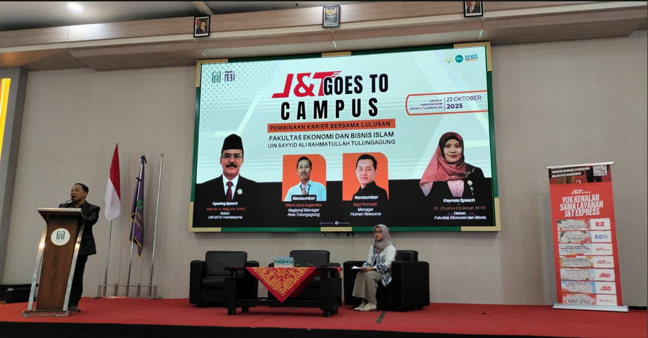FEBI UIN SATU Tulungagung Gelar Kegiatan Pengembangan Karier Mahasiswa Bersama J&T Indonesia