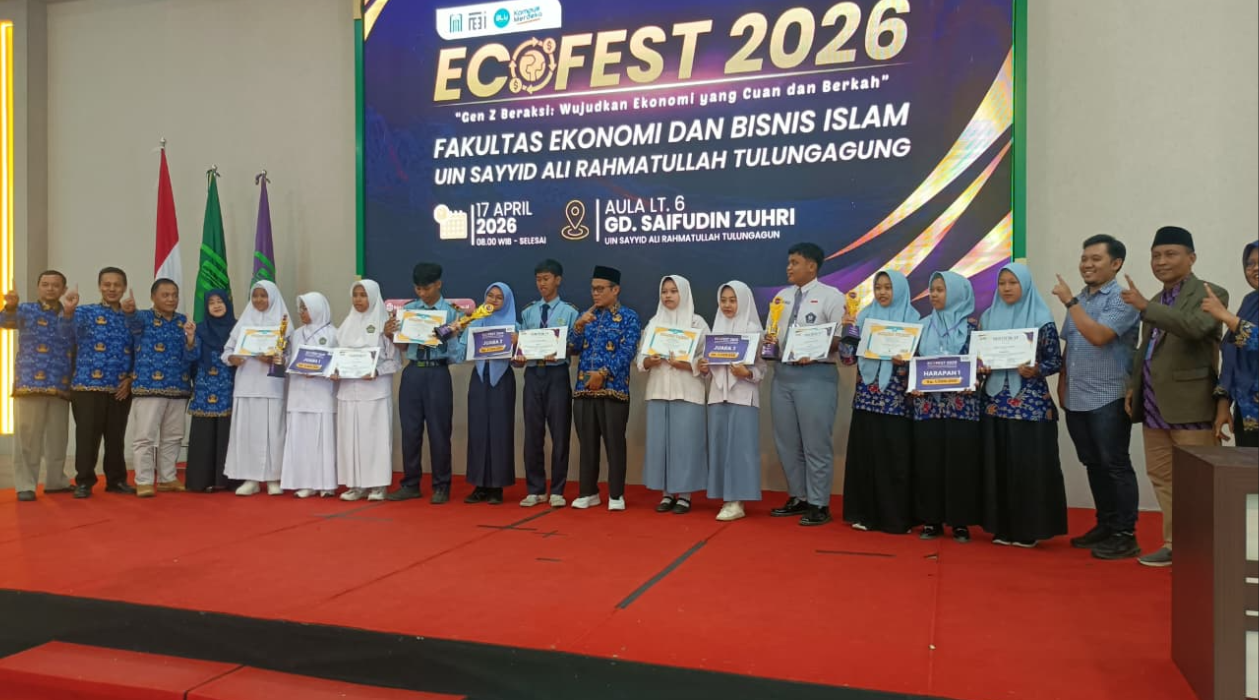 Sukses Digelar, Ecofest 2026 FEBI UIN Tulungagung Lahirkan 35 Generasi Unggul