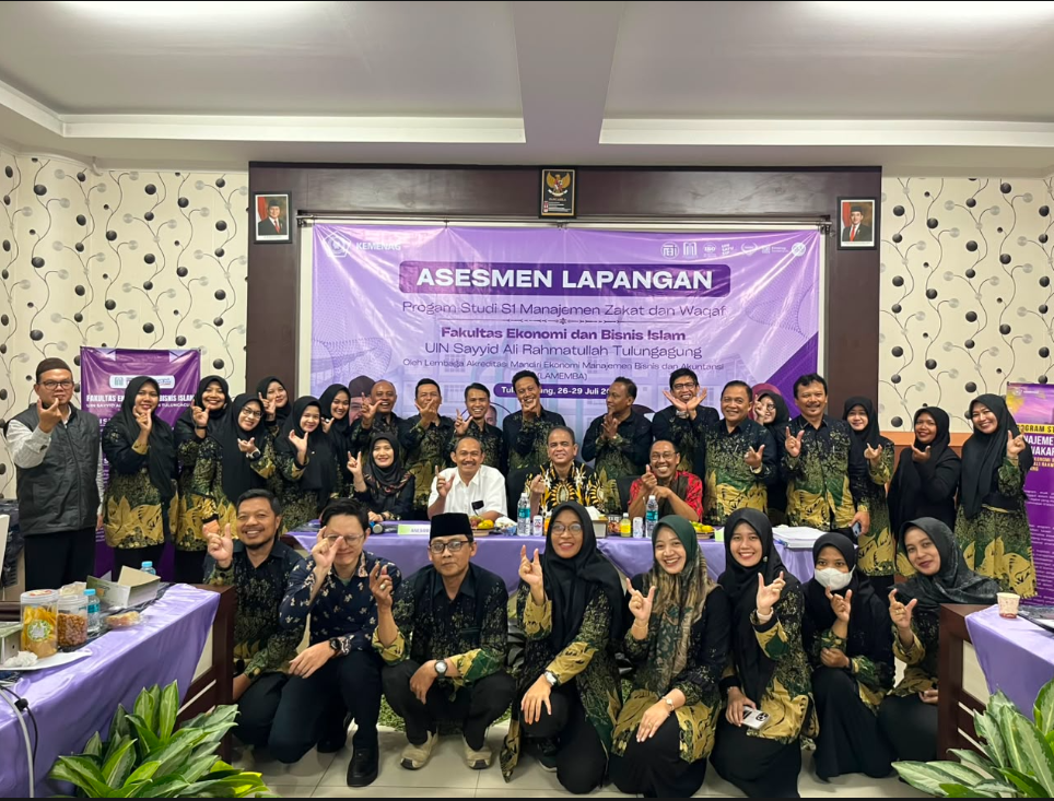 Akreditasi Lapangan Prodi Manajemen Zakat dan Wakaf FEBI UIN SATU Tulungagung Berlangsung Lancar