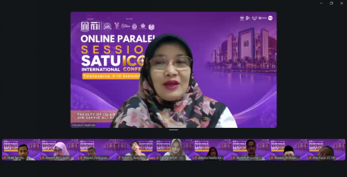 Parallel Session SATU ICON sebagai Forum Diseminasi dan Pertukaran Gagasan Ilmiah Secara Daring
